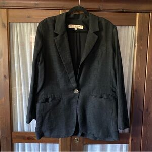Free people black blazer